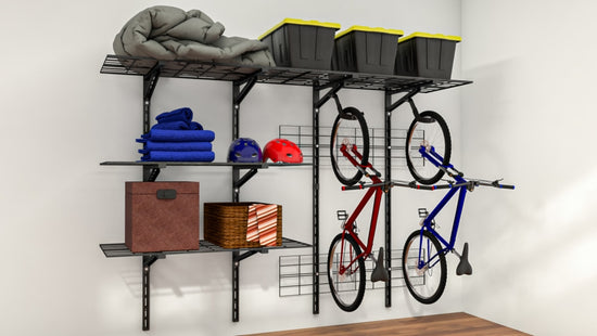Wall Racking System with Bike Storage